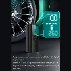 8000mAh Car Electrical Air Pump Mini 150PSI Wireless Tire Inflatable Deflate Inflator Air Compressor