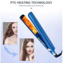 Hair straightener brush and Curling iron Set