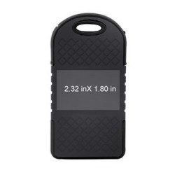 Dunning 5000mAh Solar Power Bank - UL Certified
