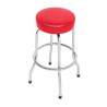 Bar Stool with Leather Padded Frame