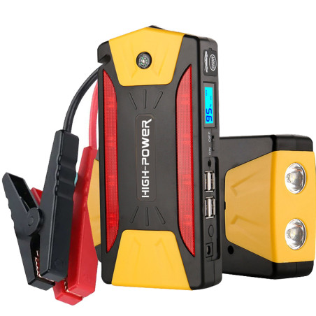 Portable Emergency battery booster 10,000mAh Multi-Function with 4 USB Jump Starter