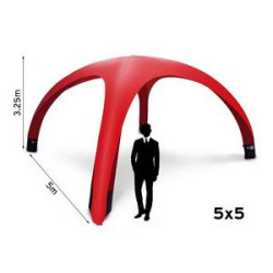 10ftx10' Custom Inflatable Air Dome Tent W/ 2x Full Wall and Awning