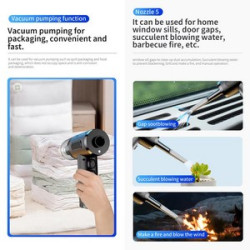 68W High Power Portable Mini Wireless Air Duster
