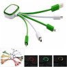 5-in-1 Universal USB Adaptor w/Light-Up Top