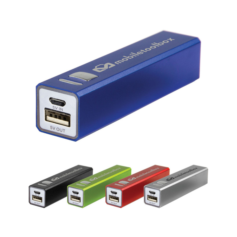 2200mAh UL Listed Rectangle Power Bank