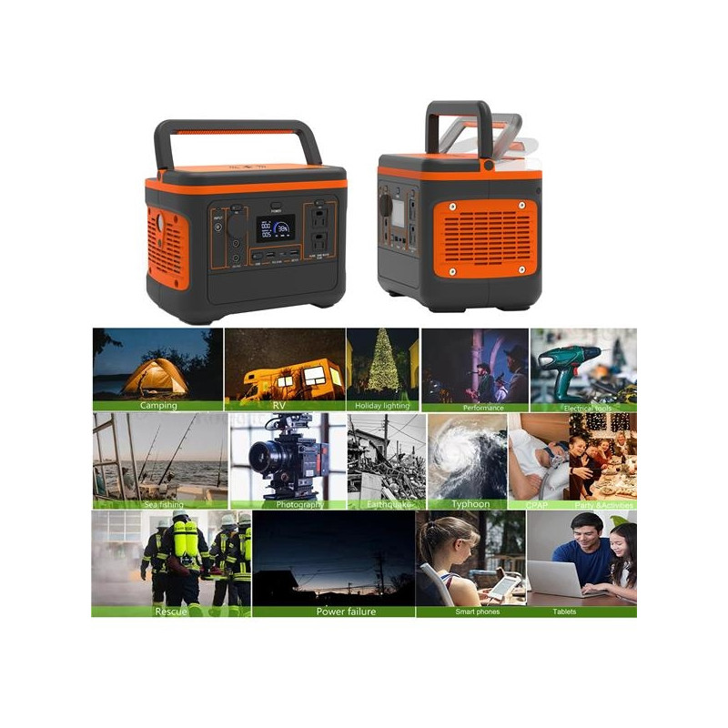 Portable 600W Power Station w/PD 65W Quick Charge