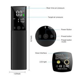 Portable Digital Display Emergency inflator Electronic smart basketball electronic air pump ball