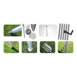 55ftx16ft DOUBLE POLE PROMO STAR TENT
