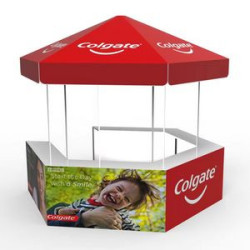10ftx10ft Outdoor Gazebo Promotion Events Dome Tents Trade Show Kiosk Counter