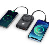10,000mAh Magnetic Power Bank with Built-in USB-C & LED - Lit Logo Feature