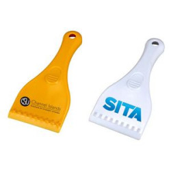 Plastic Ice Scraper w/Thumb Grip