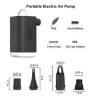 Portable wireless mini air pump for tire inflator