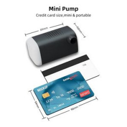 Portable wireless mini air pump for tire inflator