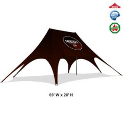 69ftx20ft Double Peak Marquee Star Shade Tent