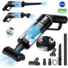 6500Pa Handheld & Pusher Two in one Car Vacuum Cleaner