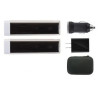 Mobile Tech Travel Accessory Kit w/USB Wall Charger/Power Bank/USB Car Charger/4-in-1 Cable Set