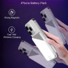 5000mAh Transparent Punk Style Power Bank with 15W MagSafe Wireless Charger