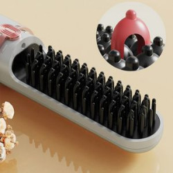 4500mAh Wireless straightener brush