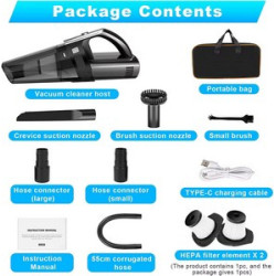 14500Pa Portable car/home dual use wireless vacuum clearner