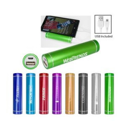 Cylinder Power Bank 2200mAh w/UL List Battery