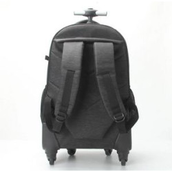 Black Blank Back View