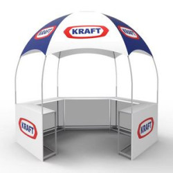 10ftx10ft Advertising Display Kiosk Dome Booth Tent / POP up Gazebo