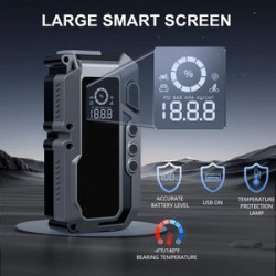 18W Fast Charger Portable Emergency battery booter w/ 150PSI Emergency inflater air compressor