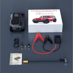 18W Fast Charger Portable Emergency battery booter w/ 150PSI Emergency inflater air compressor