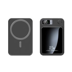 Portable 15W MagSafe Wireless Charger with 5000mAh Power Bank