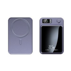 Portable 15W MagSafe Wireless Charger with 5000mAh Power Bank