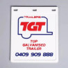 Custom 3D LOGO Mud Flap for Semi Truck