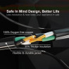Extension Cord 50' Waterproof, 16/3 Gauge Flexible Cold-Resistant Appliance Extension Cord Outside
