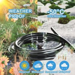 Extension Cord 50' Waterproof, 16/3 Gauge Flexible Cold-Resistant Appliance Extension Cord Outside