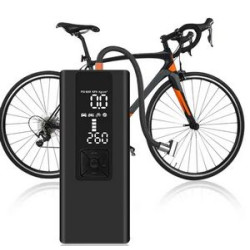 12V Portable Tire Inflator Mini Electric Car Air Pump Tire Pump With 6000mAh Power Bank