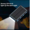 Solar Charger 20000mAh Battery w/15W Wireless QI Charger & Flashlight PD22.5W