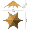 40ftx16ft Big Radial Star Tent Canopy