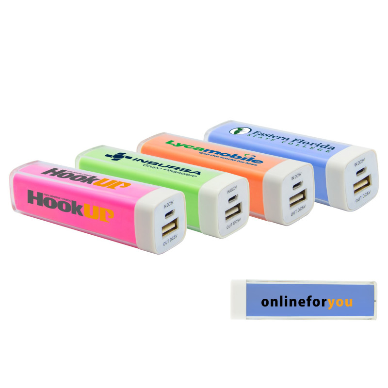 2200mAh Mobile Power Bank Charger w/Smart Chip