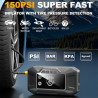PD 65W Portable Emergency battery booter w/ 150PSI Emergency inflater air compressor