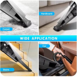 100W Portable car/home dual use wireless vacuum clearner
