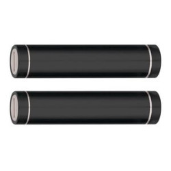 Portable 2200mAh Cylinder USB Power Bank w/Micro USB slots