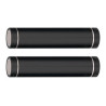 Portable 2200mAh Cylinder USB Power Bank w/Micro USB slots