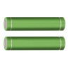 Portable 2200mAh Cylinder USB Power Bank w/Micro USB slots