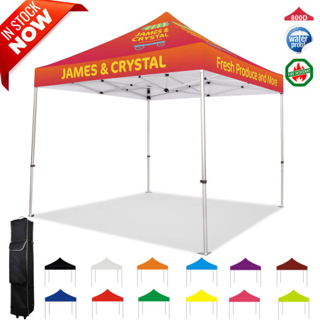 10x10 Custom 800D Polyester Pop up Canopy Tent