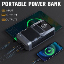 Portable Emergency battery booter w/ 150PSI Emergency inflater air compressor