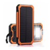 10000mAh Solar Power Bank w/LED Flashlight - 2.1A Output