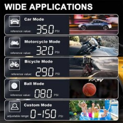 Smart air pump 26 cylinder portable fast inflation for car motorcycle bicycle ball cart accessories