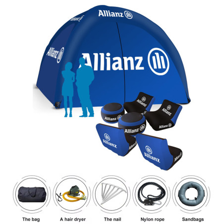 20ftx20ft Custom Inflatable Air Dome Tent W/ 4x Full Wall