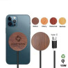 Wooden Magnetic Fast Wireless Charger Pad - 15W