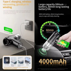 11000Pa Two in one Wireless Car Vacuum Cleaner
