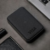 10W Wireless Qi Charger with 10000mAh Fabric Power Bank